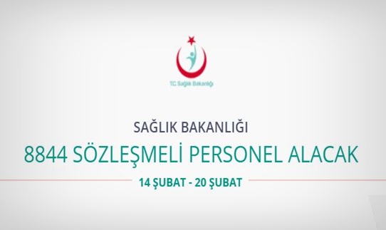 Sağlık Bakanlığı 8844 Personel alacak