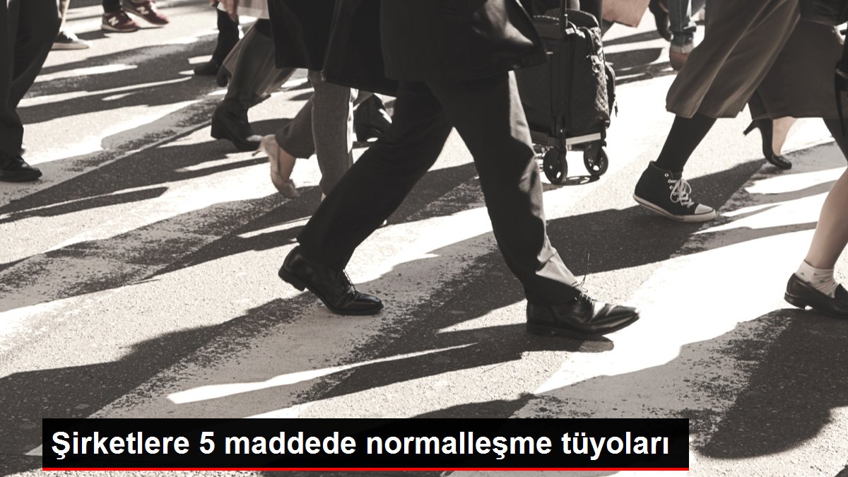Şirketlere 5 maddede normalleşme tüyoları